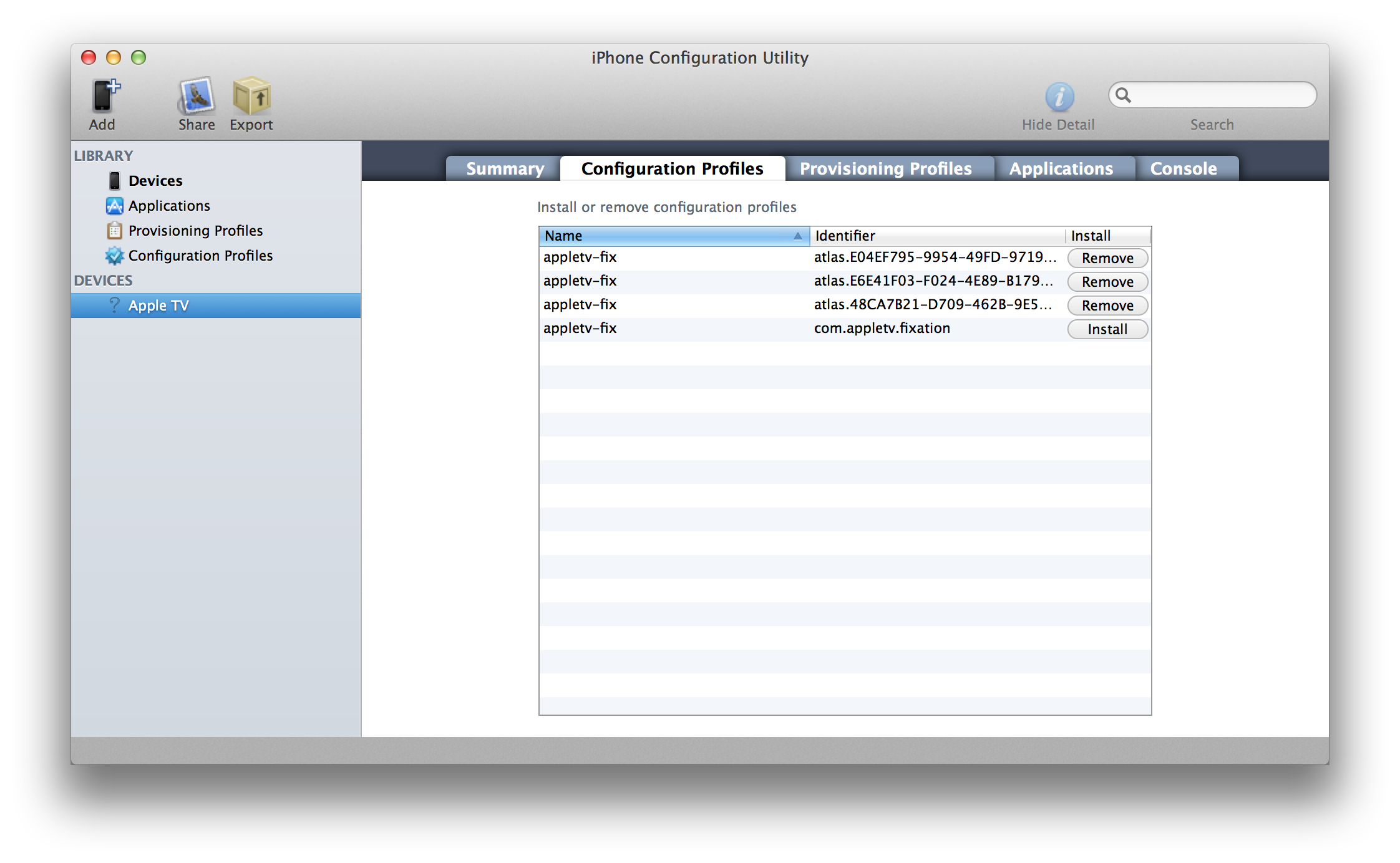 pla configuration utility for mac